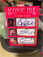 Iconic Ink Triple Cut Soccer Legends Auto Fac