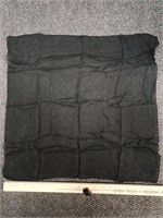 Vintage transparent black scarf, 20-in square