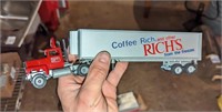 Winross Diecast Coffee rich transport truck model