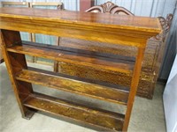 DISTRESSED ANTIQUE SHELF UNIT