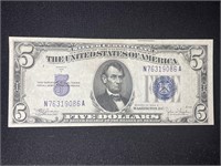 SERIES 1934-C $5 SILVER CERTIFICATE