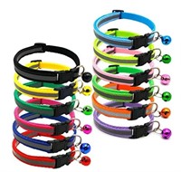 12 Colors Puppy Collars for Litter Small