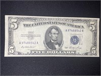 SERIES 1953 $5 SILVER CERTIFICATE