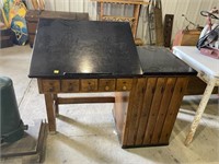 Vintage Artist/Architect Desk
