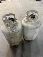 2 30lb propane tanks-full