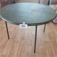 Round Card Table