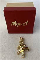 Brooch Monet Zig Zag Christmas Tree