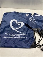 Two UAMS drawstring bags