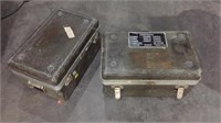 Two 24x15x12" storage cases