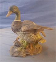 Ceramic duck figurine