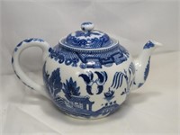 Modern Japan Blue Willow Tea Pot With Diffuser