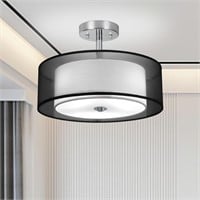 15 Modern Black 3-Light Ceiling Lamp