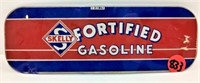 Reverse Glass Skelly Fortified Gas Sign