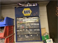 NAPA Light Bulb Cabinet and Contents