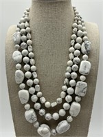 Anthology Sterling Silver Magnesite Necklace