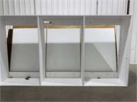 White Wall Storage Unit - 90x16x48