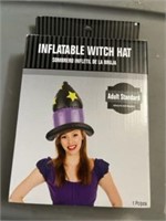 Halloween inflatable witch hat