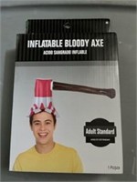 Halloween inflatable axe