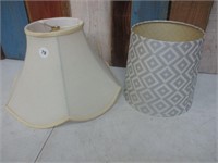 2 Lamp Shades 8 & 9"