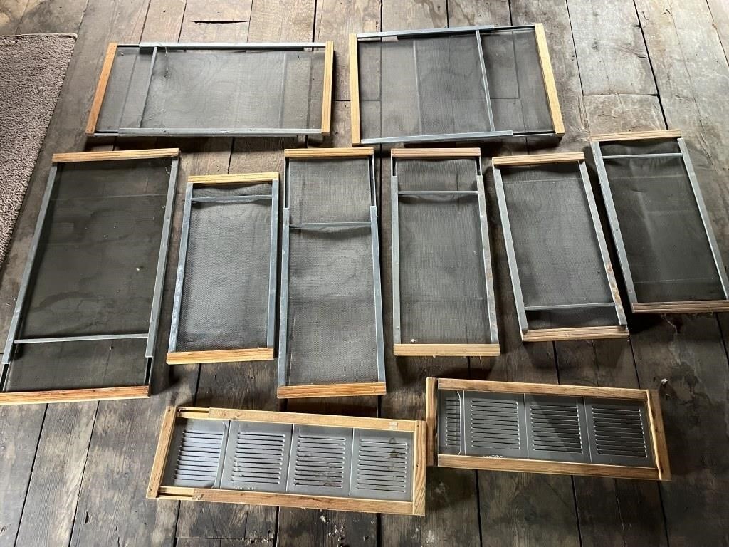 Assorted Window Screens