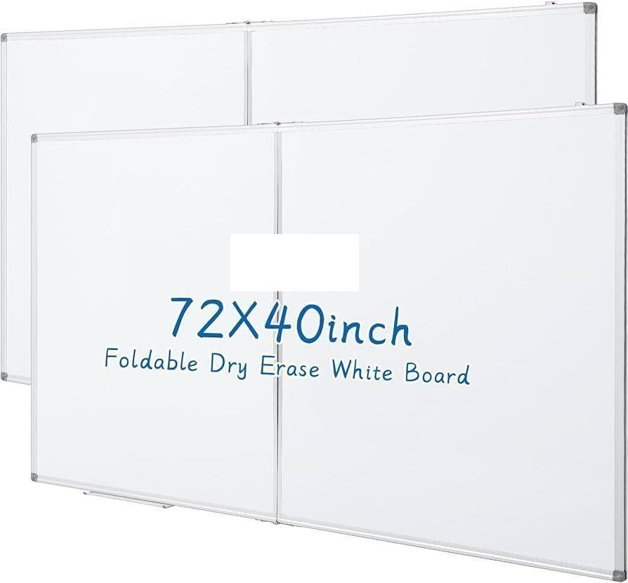 Single 72x40" Foldable Whiteboard