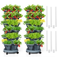 Strawberry Vertical Planters Tower Garden 2 Pack,