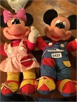 Mickey & Minnie dolls