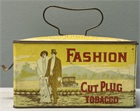 Fashion Cut Plug Tobacco Advertising Tin Box
