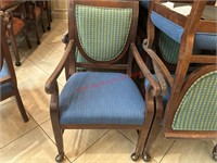 LOT - (10) DINING CHAIRS - BLUE