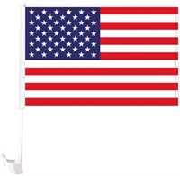 Premium Quality Durable Car Window Flag- USA