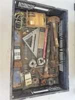 Pipe wrench, hammer and misc tools