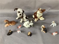 Dog figurine lot