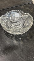 Cut Glass Round Bowl