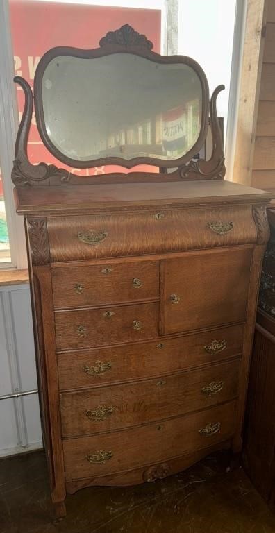 Antique Dresser ( NO SHIPPING)