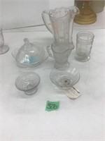 vintage glass dishes