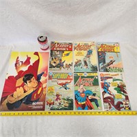 Vintage 20 cent Action Comics Superman & Superboy