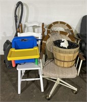 (D) Rolling Chairs, Vacuum, and More