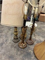 End table lamps, QTY 4