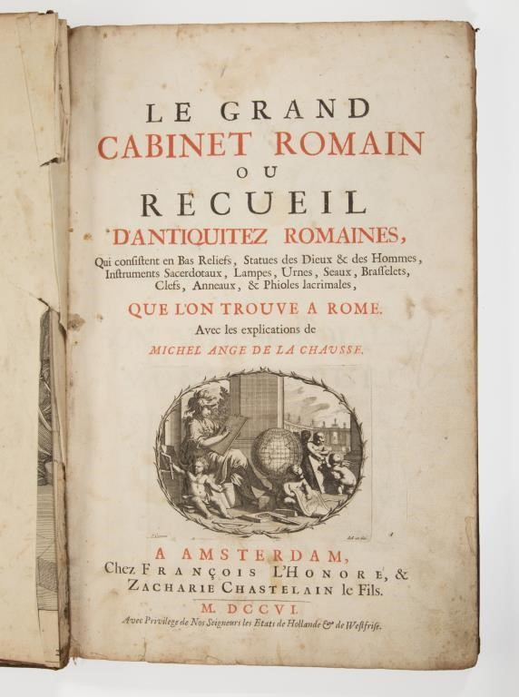 A 1706 Amsterdam printing of Le Grand Cabinet Roman.