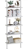 $70 aboxoo Ladder Shelf White Wooden Open