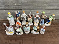 Occupied Japan 12pc Figurine Lot