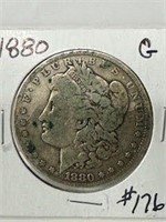 1880 Morgan Dollar - G