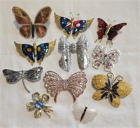 Assortment of Butterfly Pins