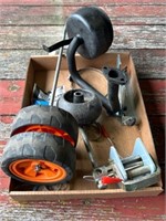 Wheels, hand winch, and miscellaneous