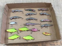 Assortment of fishing lures