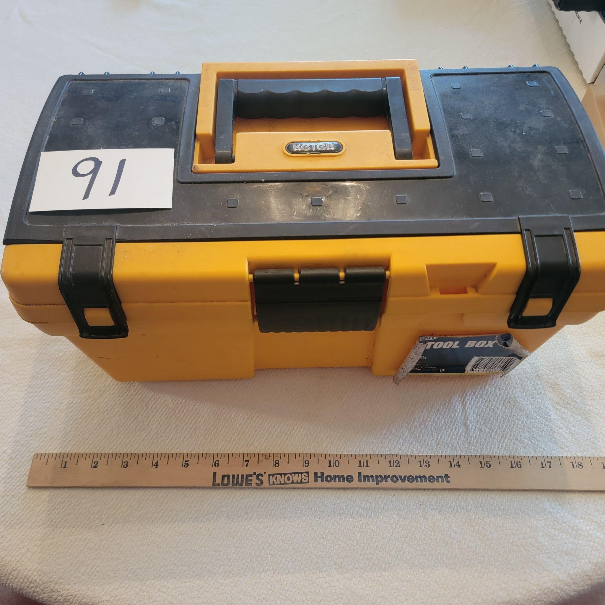 Keter Tool Box with Lid Tray