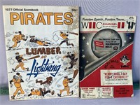 Vintage Pittsburgh Pirates official scorebooks