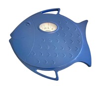 Finny Blue Fish Bathroom Scale