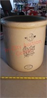 Vintage #6 Western Stoneware crock ,damaged as