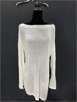 USED BOATNECK ONE SIZE SHEER CROCHET TOP